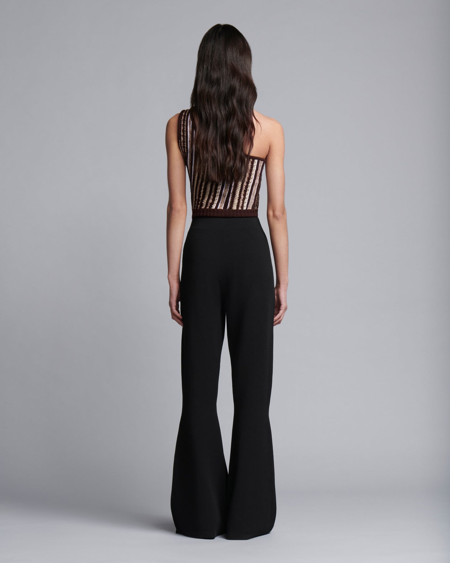 Flared Viscose Pants